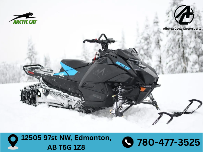 2024 Arctic Cat® M 600 Alpha One 154"/2.60" Manual_Black (20205)