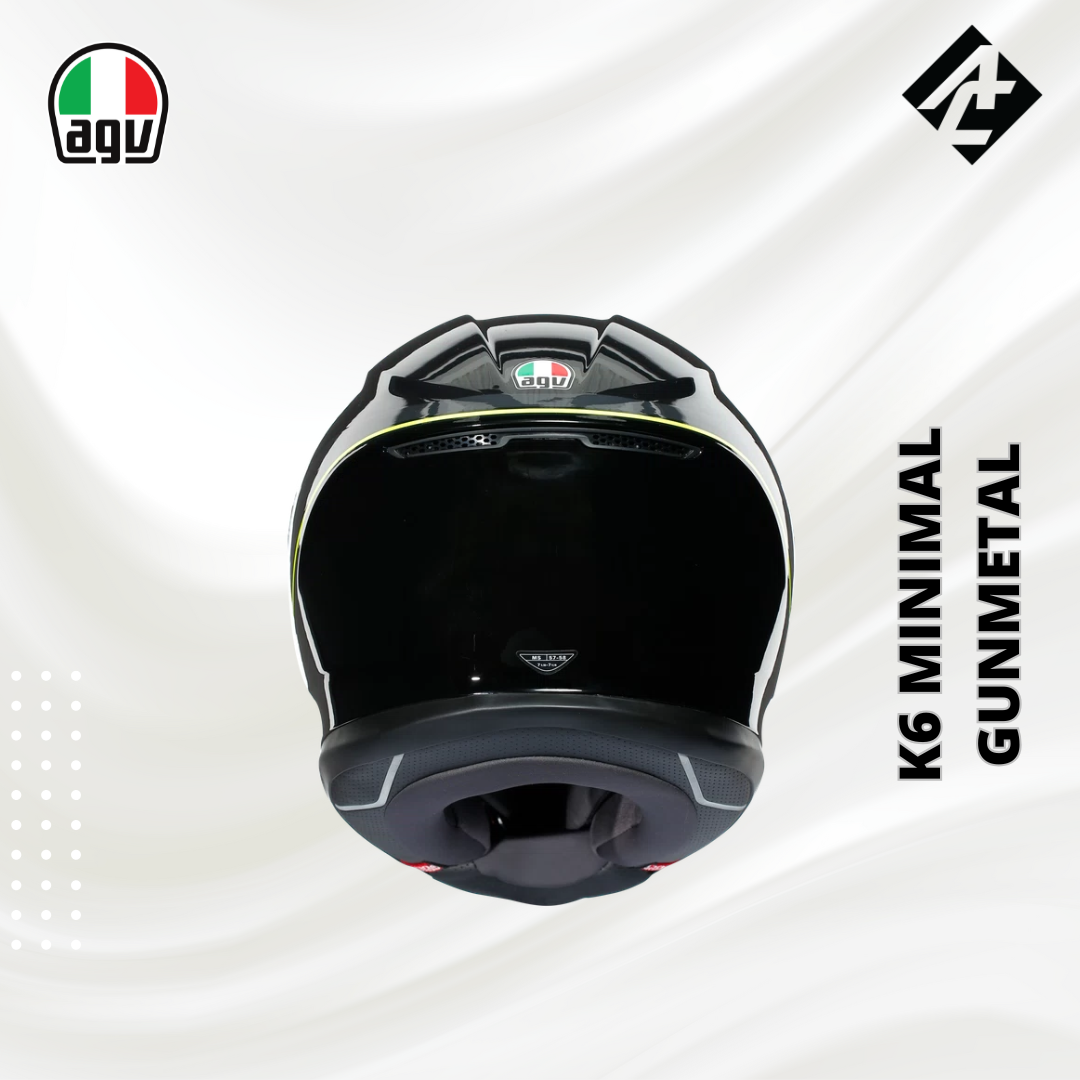 AGV K6 MULTI - MINIMAL GUNMETAL/BLACK/YELLOW FLUO (XL)