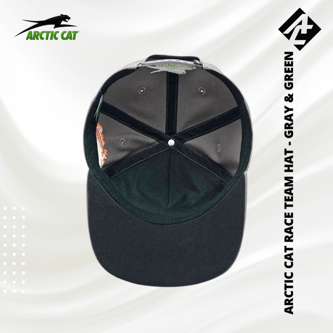 Arctic Cat Race Team Hat - Grey-Green