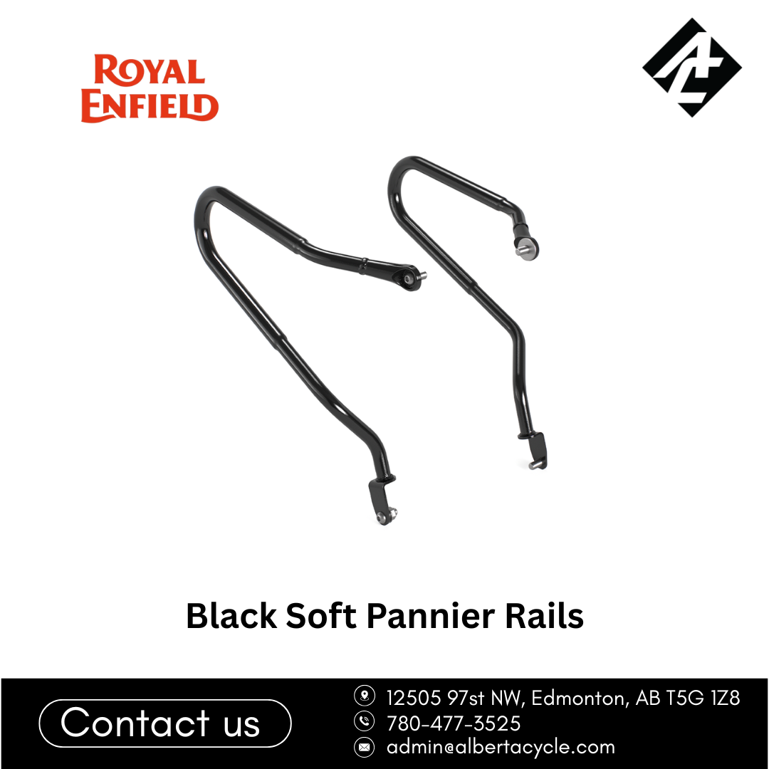 Black Soft Pannier Rails
