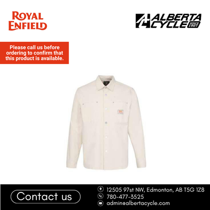 Royal Enfield Arlo Solid Shacket Shirt