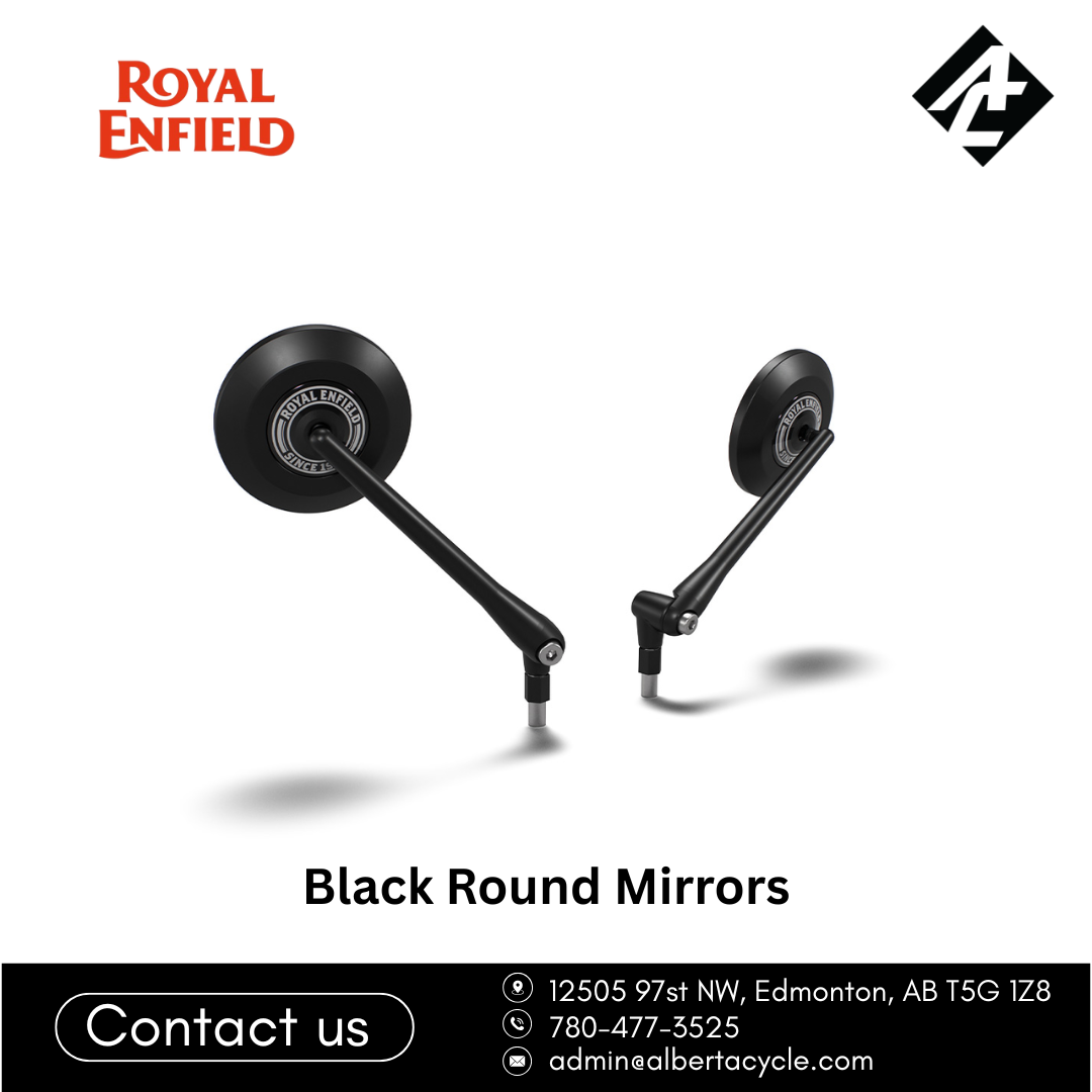Black Round Mirrors