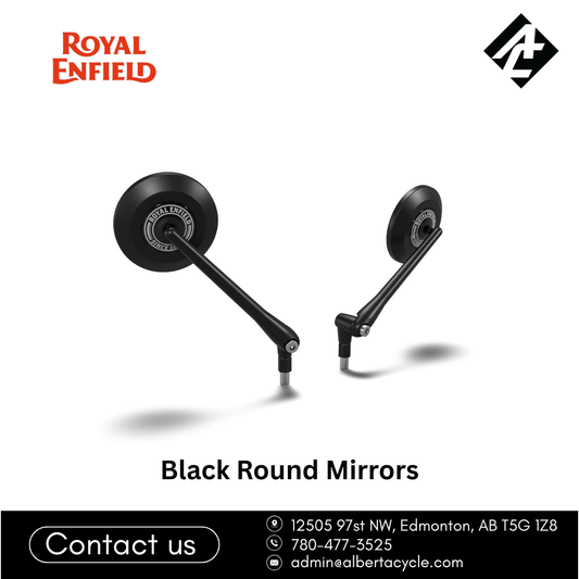 Black Round Mirrors