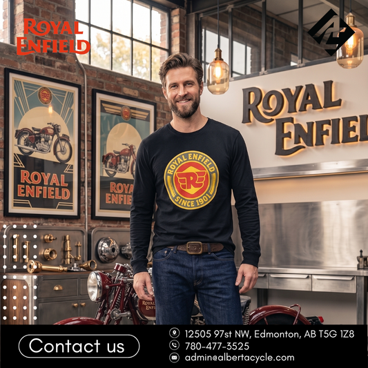 Royal Enfield long sleeves Tee, Black