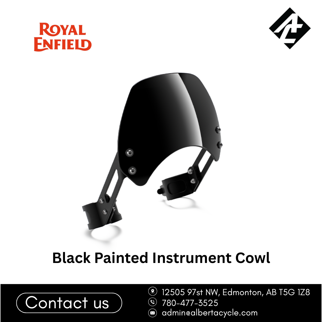 Black Painted Instrument Cowl