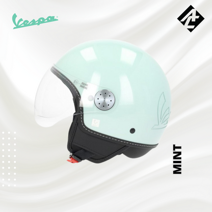 JET HELMET PIAGGIO VESPA VISOR 3.0 GLOSSY MINT (L)