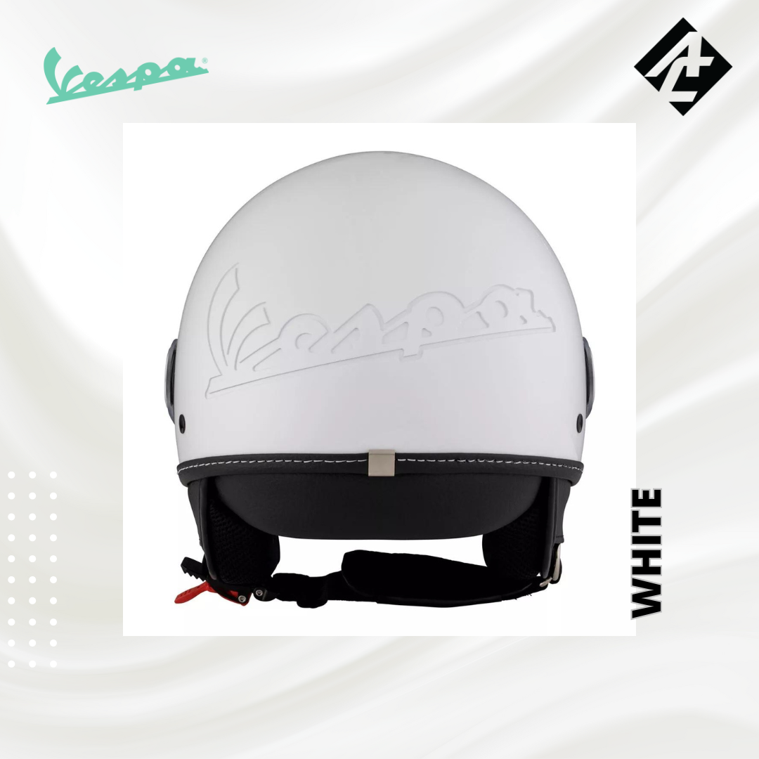 JET HELMET PIAGGIO VESPA VISOR 3.0 GLOSSY WHITE (XS)