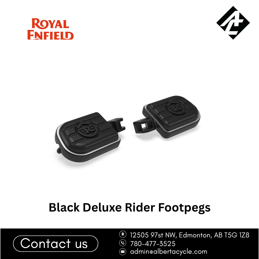 Black Deluxe Riders Footpegs