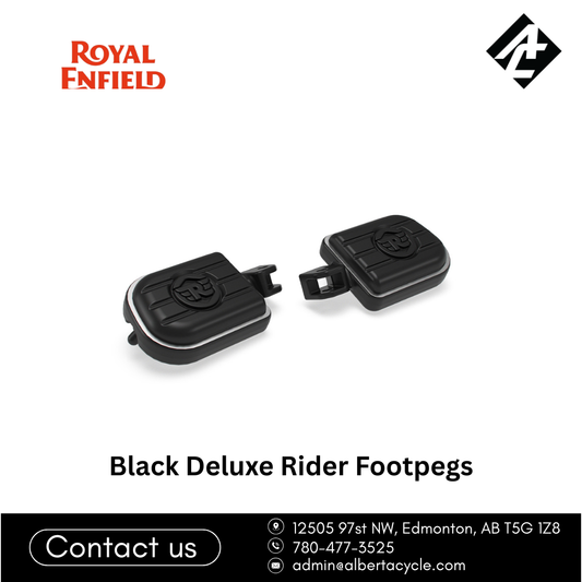 Black Deluxe Riders Footpegs