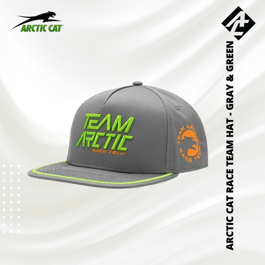 Arctic Cat Race Team Hat - Grey-Green