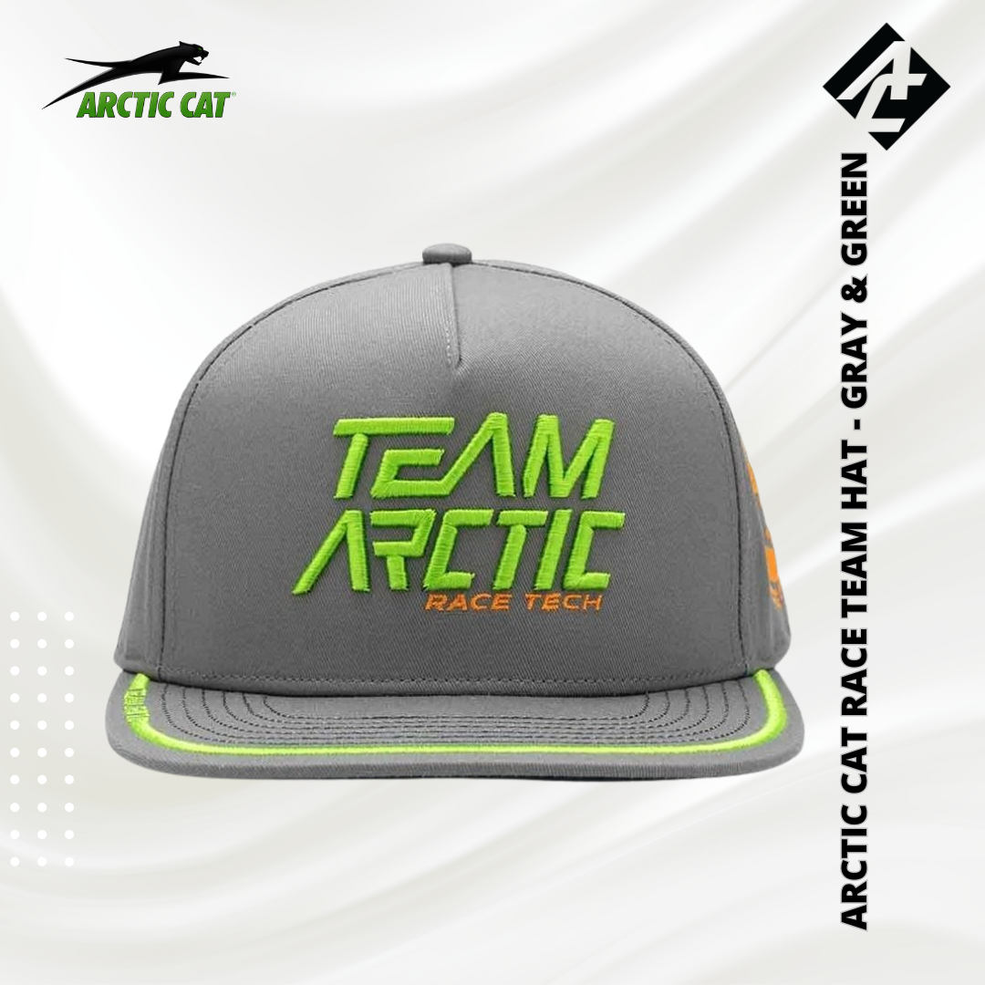 Arctic Cat Race Team Hat - Grey-Green