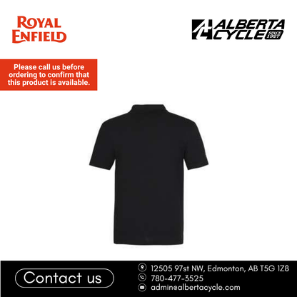Royal Enfield Canon Crest Cutout Polo T-Shirt