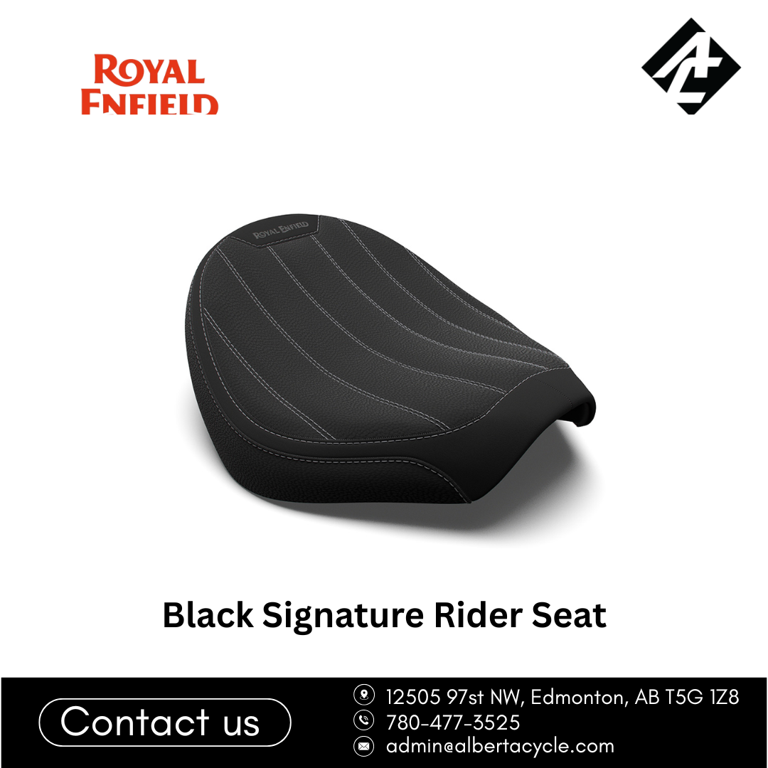 Black Signature Rider Seat