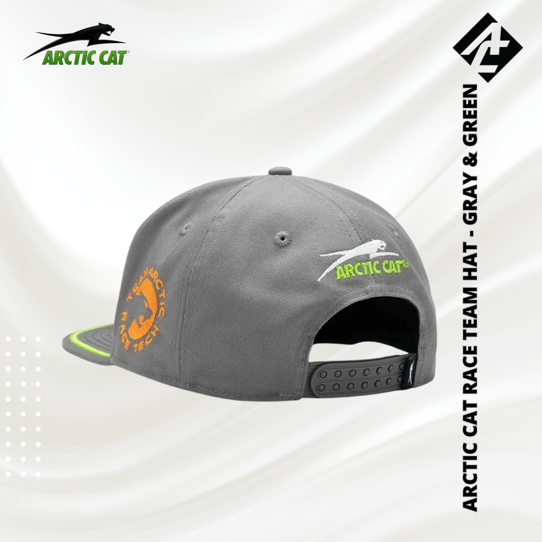 Arctic Cat Race Team Hat - Grey-Green