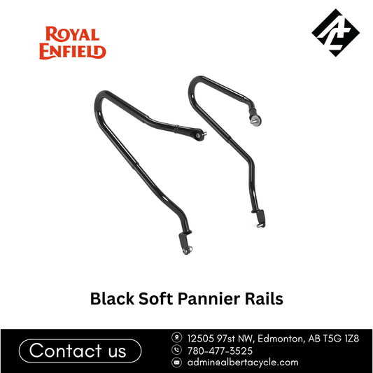 Black Soft Pannier Rails
