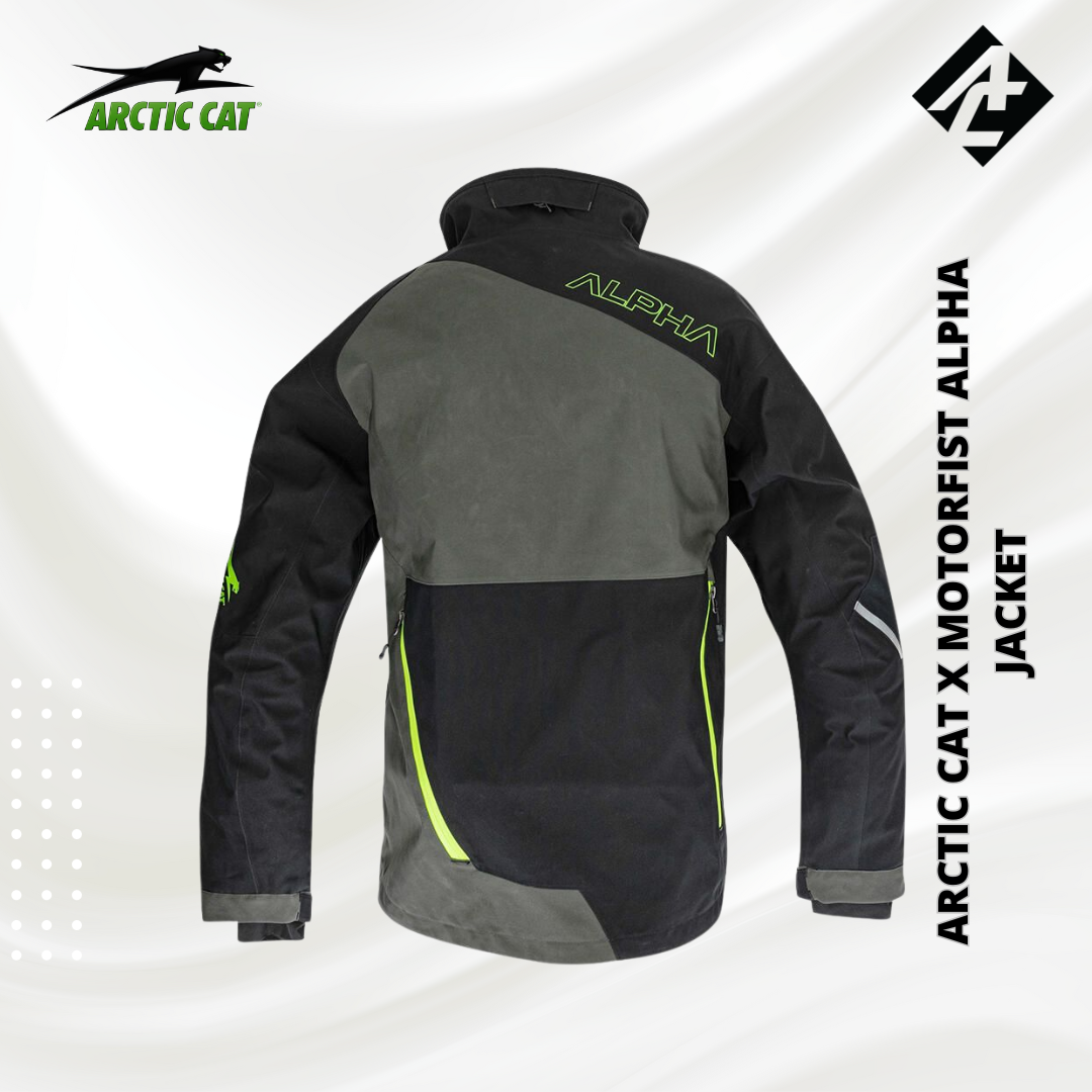 Arctic Cat x Motorfist Alpha Jacket (Black-Green)