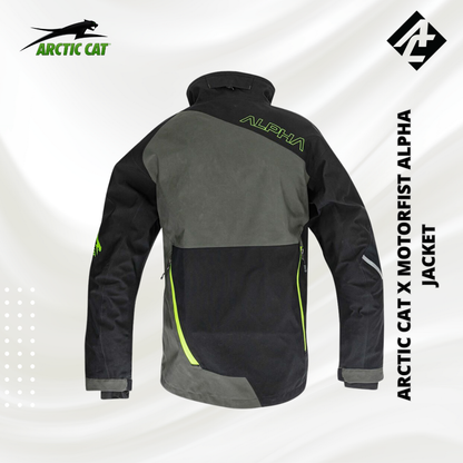 Arctic Cat x Motorfist Alpha Jacket (Black-Green)
