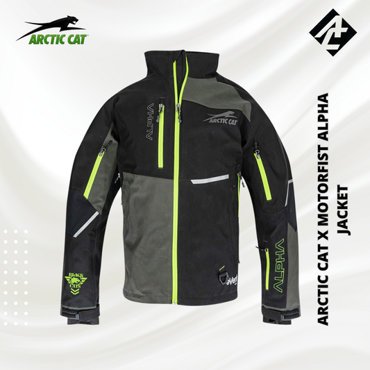 Arctic Cat x Motorfist Alpha Jacket (Black-Green)