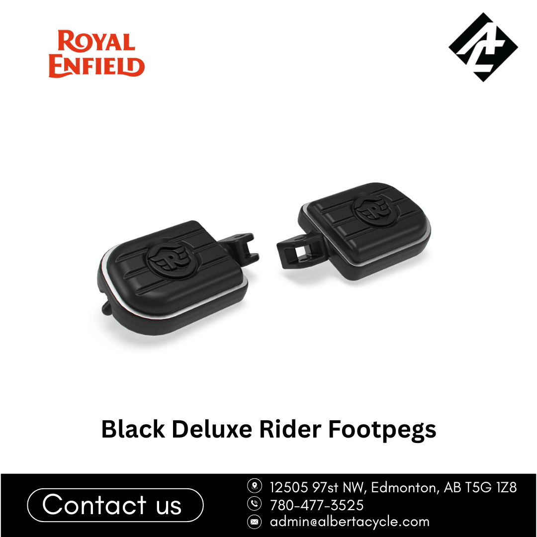 Black Deluxe Rider Footpegs