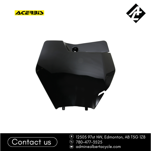 Acerbis Plate Front Number Ktm Black - Parts : 2421120001