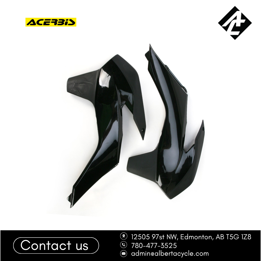 Acerbis Black Radiator Shrouds - Parts: 2314250001