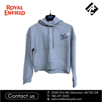 Royal Enfield Crop Top Hoodie