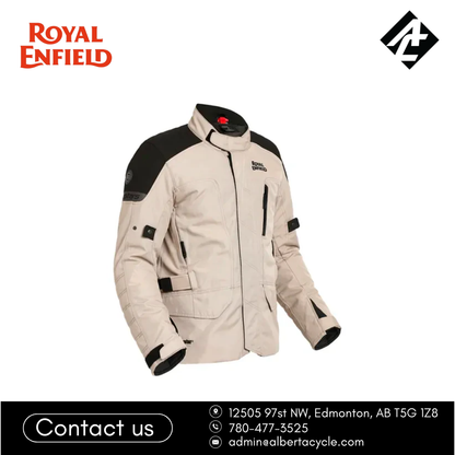Alpinestars Royal Enfield Gravity Drystar Riding Jacket (Khaki)