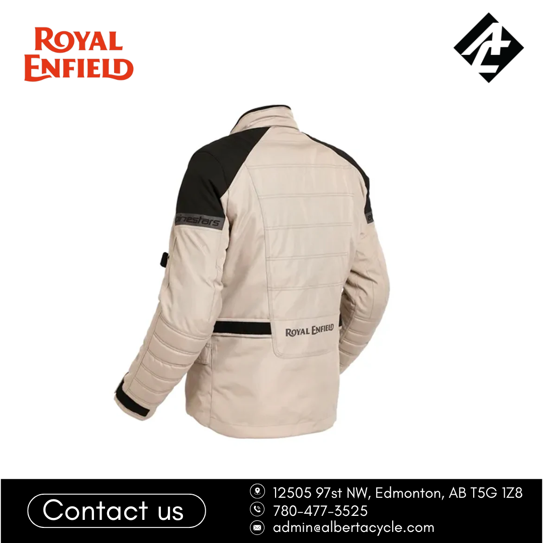 Alpinestars Royal Enfield Gravity Drystar Riding Jacket (Khaki)