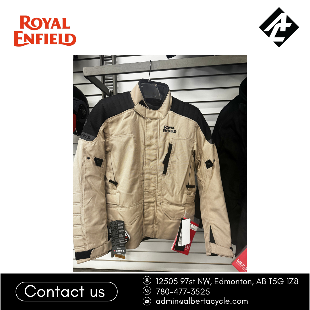 Alpinestars Royal Enfield Gravity Drystar Riding Jacket (Khaki)