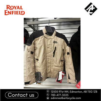 Alpinestars Royal Enfield Gravity Drystar Riding Jacket (Khaki)