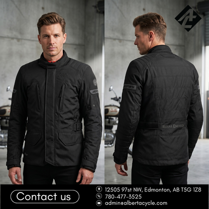 Alpinestars X Royal Enfield Gravity Drystar Riding Jacket (Black)