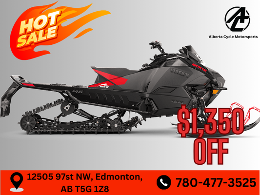 2024 Arctic Cat® Riot 600 146"/1.75" Hurricane_Black (20214)